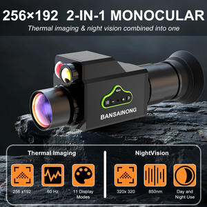 Monoculaire de vision nocturne thermique HD 4K - Zoom 8X, système double infrarouge, matériau ABS pour l'observation et la chasse en extérieur - Product Image 4