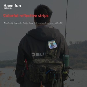 Sac de pêche Dequ Lure 2025 – Nouveau sac multi-usage en tissu Oxford imperméable, camouflage, <span class=keywords><strong>pour</strong></span> l'extérieur, à porter à l'épaule ou en bandoulière - Product Image 3