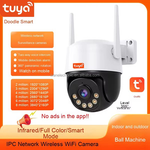 Cámara de Intercomunicación WiFi para Exteriores Tuya Smart <span class=keywords><strong>Life</strong></span> <span class=keywords><strong>Full</strong></span> <span class=keywords><strong>HD</strong></span> 5MP, IP66, H.265, Detección de Movimiento, Inalámbrica, Pan-Tilt-Zoom, CMOS de 1 Año - Product Image 4