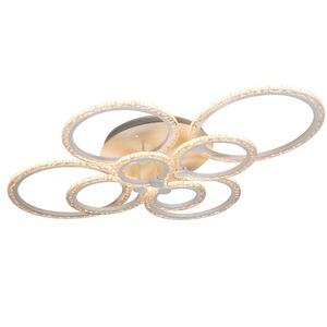 Bắc Âu trong nhà trang trí nội thất sáng tạo đương đại Vòng thiết kế phòng ngủ khách phòng ăn hiện đại trần ánh sáng - Product Image 4