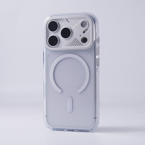 เคสโทรศัพท์มือถือใสแบบแม่เหล็กสำหรับ iPhone 17 16 Pro Max รองรับการชาร์จไร้สาย กรอบรูปโลหะ ป้องกันการกระแทก - Product Image 1