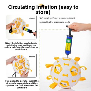 Juguete para perros TPR <span class=keywords><strong>de</strong></span> alta resistencia directo <span class=keywords><strong>de</strong></span> fábrica, Bola <span class=keywords><strong>de</strong></span> pastoreo resistente a la masticación indestructible, juguete interactivo <span class=keywords><strong>de</strong></span> estimulación Mental <span class=keywords><strong>de</strong></span> <span class=keywords><strong>razas</strong></span> grandes - Product Image 6