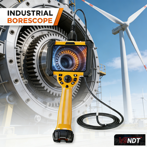 360 °   Endoscope flexible 1080P HD étanche IP67 avec source <span class=keywords><strong>de</strong></span> lumière LED pour l'entretien des compresseurs d'avion - Product Image 1