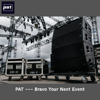 PAT VTX A12 Enceinte Line Array passive double 12 pouces en contreplaqué de haute qualité, étanche, portable, 1200W RMS pour festival de musique