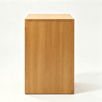 Armoire à 4 tiroirs en MDF avec serrure, finition grain de bois, pour le rangement de documents à la maison ou au bureau, idéale pour les chambres