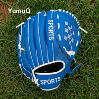 YumuQ Özelleştirilebilir PVC / PU Sentetik Deri 8.5 / 9.5 / 10 / 10.5 İnç Basket Web Genç Çocuklar İçin Atıcı Antrenman Beyzbol Eldiveni