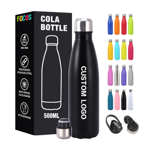 Customized 500ml Water <strong>Bottle</strong> Chilling Outdoor Insulated Cup <strong>Small</strong> Mouth Sport <strong>Bottle</strong> 17oz Vacuum Flasks Cola Shape Thermos Mug - Product Image 1