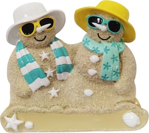 Adorno Navideño de Resina Pintado a Mano con Diseño Personalizado de la Familia <span class=keywords><strong>Sandman</strong></span>, Decoración de Árbol de Navidad, Hecho en China - Product Image 2