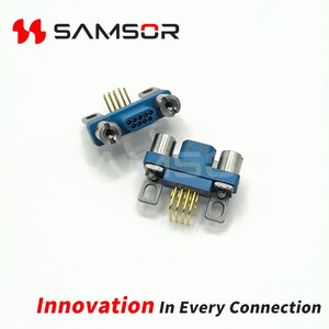 MIL-DTL-83513 micro-d vỏ nhựa J30-9TJW-J đường cong kim bảng mạch in J30 loạt kết nối hàng không 9 lõi - Product Image 2