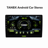 Autoradio double DIN 10 pouces avec écran tactile, lecteur DVD, navigation GPS, entrée USB/AUX, universel 2DIN pour tableau de bord