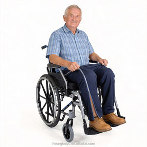 Tam Yan Fermuarlı Adaptif Pantolon Diyaliz ve Bacak Yaralanmalarından İyileşme İçin İdeal Günlük Kullanım Kolay Giydirme ve Çıkarma - Product Image 3