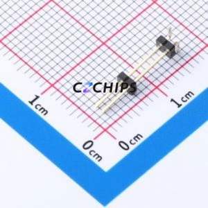 GPEC132-0202A025R1ZF Pin Header SMD,P=1.27mm Connector ( Pin Structure: 1x2P )( Pitch: 1.27mm )( Row Spacing: 1.27mm ) - Product Image 1