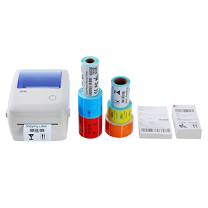 <span class=keywords><strong>Imprimante</strong></span> thermique de bureau HOP-H480 de 4 pouces, machine à étiquettes, <span class=keywords><strong>imprimante</strong></span> d'étiquettes de table et d'étiquettes d'expédition en stock - Product Image 4