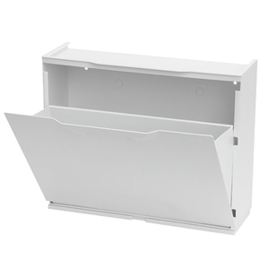 Scarpiera in resina 51x17x41cm. Bianco - Product Image 1