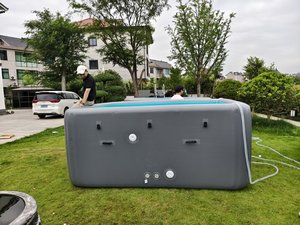 Piscina Inflable Personalizada 2026, la Más Vendida, con Tecnología Drop Stitch+PVC, para Niños, Mascotas, Uso Familiar, Juegos Acuáticos y Baños al Aire Libre en Verano - Product Image 3