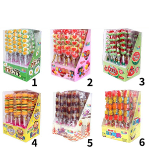 Palitos <span class=keywords><strong>de</strong></span> Caramelo en Forma <span class=keywords><strong>de</strong></span> Mini Hamburguesa, Caramelos en Forma <span class=keywords><strong>de</strong></span> Corazón, Palitos <span class=keywords><strong>de</strong></span> Caramelo con Sabor a Frutas Dulces, Regalo para el Día del Niño - Product Image 5