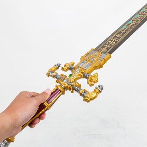Espada del Anillo de <span class=keywords><strong>Elden</strong></span> de 112 cm, Espada de la Noche y la Llama, Artículo Coleccionable, Decoración para Cosplay, Dorada, Venta al por Mayor - Product Image 3