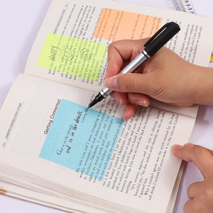 Foska B2B papeterie en gros 3x3 pouces multi-couleurs résistant à l'eau voir à travers bloc-<span class=keywords><strong>notes</strong></span> autocollant pour fournitures scolaires de bureau - Product Image 4