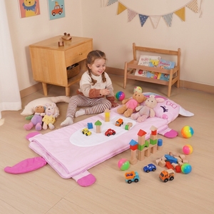 Tapis <span class=keywords><strong>de</strong></span> sieste 3D dinosaure CPC & OEKO-TEX <span class=keywords><strong>pour</strong></span> tout-petits avec oreiller et couverture, pliable et portable <span class=keywords><strong>pour</strong></span> la <span class=keywords><strong>maternelle</strong></span>, la garderie et les garçons - Product Image 5