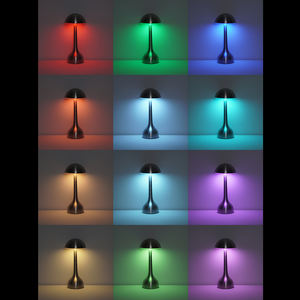 Modern Rechargeable Portable Touch Control RGB Aluminum <b>Battery</b> Operated Bar Hotel Decorative Cordless Led <b>Table</b> <b>Lamp</b> CRI 90 - Product Image 6