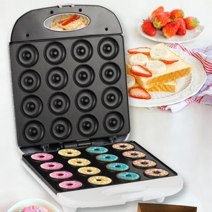 Máquina Comercial Multifunción para Desayunos - Máquina para <span class=keywords><strong>Donuts</strong></span> y Pasteles de 16 Cavidades, Empaque Personalizado, 110V/220V - Product Image 4