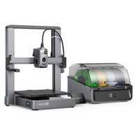 Imprimante 3D FDM haute vitesse Creality Hi Combo 500 mm/s avec impression multi-couleurs CFS et conception pré-assemblée à 95 %