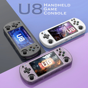 FORYOBUD U8 Console de jeu portable avec écran tactile couleur de 4,0 pouces 1280x720, batterie intégrée de 3500 mAh, 20000 jeux intégrés - Product Image 2
