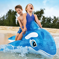 Bouée gonflable tortue INTEX pour enfants, modèle 59525, en PVC écologique imprimé, pour la natation et le jeu aquatique