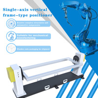 Positionneur à axe unique de type cadre de tête, plateforme de retournement servo, table de travail rotative, équipement auxiliaire de soudage
