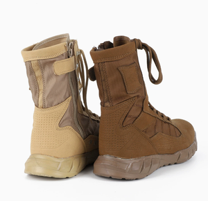 Bottes d'été légères en EVA, couleur café, kaki, noir, semelle super légère, pour temps chaud, chaussures de combat personnalisées, noir, kaki, marron. - Product Image 6