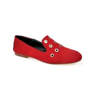 金属镂空便鞋女式休闲鞋 & 39s休闲皮鞋平底鞋-gommino boat Chaussures femmes zapatos