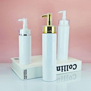 100ml 200ml 300ml 400ml 500ml Luxury PET Silver Gold Pump Head Shampoo Body Lotion Plastic <b>Bottle</b> - Product Image 5