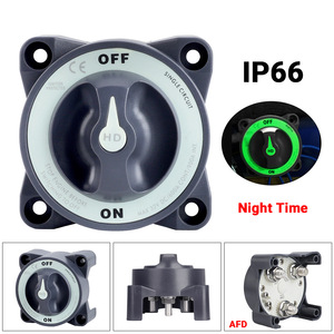 สวิตช์โรตารี่บลูโอเชียน 32V DC IP66 ปุ่มเรืองแสงสำหรับแบตเตอรี่รถยนต์ เรือยอชท์ RV - Product Image 2