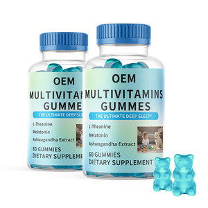 OEM Label pribadi Multivitamin Gummies suplemen imitas harian untuk anak-anak dan dewasa dosis <span class=keywords><strong>Vitamin</strong></span> a C D E Gummy permen - Product Image 4