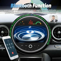 Android 15 CarPlay sans fil Android Auto BMW Mini Cooper R55-R61 2007-2013 Tableau de bord GPS Écran QLED 9 pouces Résolution 1024x600