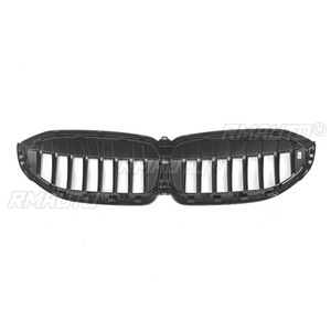 Calandre avant noire brillante pour BMW Série 3 G20 2019 2020 2021 2022, calandre de pare-chocs en ABS, accessoires de style automobile - Product Image 4