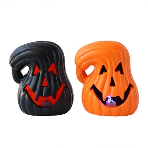 Venta Caliente: Decoraciones de Halloween para Interiores SouthPeak, 24 Piezas, Linternas de Calabaza LED Coloridas, Reutilizables, Duraderas, para Truco o Trato - Product Image 1