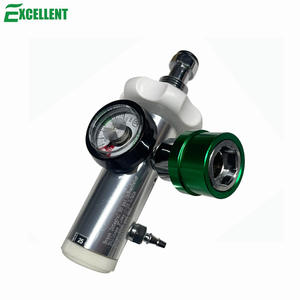 Régulateur d'oxygène à bec bombé avec douille <span class=keywords><strong>Heyer</strong></span> allemande pour bouteille d'oxygène, type bec bombé, régulateur EMS - Product Image 5