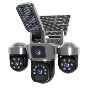 Cámara <span class=keywords><strong>de</strong></span> <span class=keywords><strong>Seguridad</strong></span> Inalámbrica Wistino V380, WiFi, 9MP, PTZ, 4G, Tarjeta SIM, <span class=keywords><strong>360</strong></span>°, <span class=keywords><strong>Exterior</strong></span>, Vigilancia, Solar, CCTV - Product Image 1