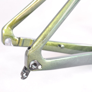 Bicicleta <span class=keywords><strong>Aero</strong></span> bicicleta de <span class=keywords><strong>carretera</strong></span> <span class=keywords><strong>cuadro</strong></span> de carbono carreras disco de montaje plano pieza de bicicleta todo el Cable interno T1000 marco hielo grieta pintura TT-X38 - Product Image 6