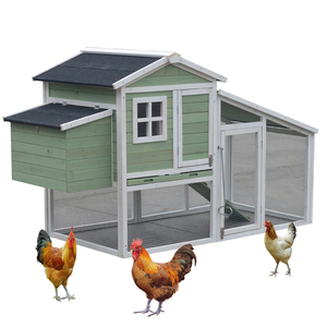 2024 diseños de gallinero de rango libre, patrón sólido de madera de Metal para granjas avícolas de patio trasero, cierre de botón a presión disponible para la venta - Product Image 1