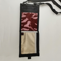 JR Pochette de voyage personnalisée à double fenêtre, portefeuille de voyage noir ajustable, porte-cartes RFID, porte-passeport premium, RFID multiple