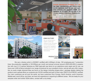 ANIONTE Masajeador Corporal Recargable de Cuatro Cabezas AHM134A - Product Image 4