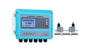 Débitmètre ultrasonique mural OEM à prix abordable pour l'eau et l'huile, certifié CE, RS485/Modbus, IP68, DN15-DN6000, OEM Ultrason - Product Image 4