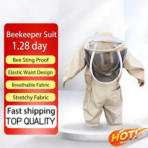 Wholesale New Professional Ventilated Slim Fit Beekeeping <b>Suit</b> Customizable Full Body Anti-<b>Bee</b> Fire Protective 800C Heat - Product Image 1