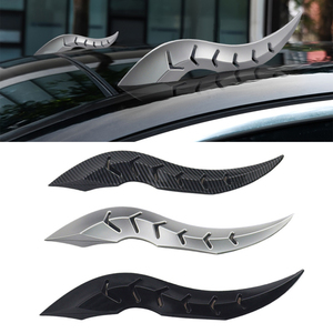 Pegatinas Universales para Techo de Coche con Diseño de Cuerno de Dragón, Alerón 3D con Curva Fluida, Decoración Impermeable para Exterior de Automóvil, Accesorios de Estilo - Product Image 6