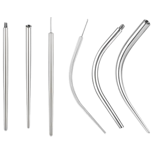 ステンレス製ガイドニードルリップリング腹ボタンリングピアスピアスピアス内部外部ねじBrincos De Aco Inoxidavel - Product Image 1