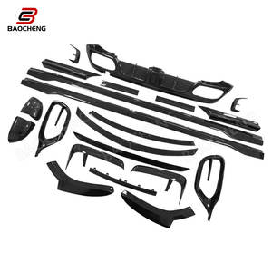 Para Mercedes Benz Clase S W223 <span class=keywords><strong>Maybach</strong></span> S480 580 680 con paquete <span class=keywords><strong>Mansory</strong></span> Kit de carrocería de fibra de carbono 2021 + - Product Image 2