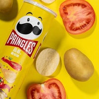 Papas Fritas Crujientes Saladas de 110g, Caja de Snacks Fritos, Empaquetado a Granel para Venta al por Mayor