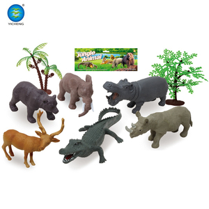 2019 6pcs set high quality plastic small wild jungle <span class=keywords><strong>animal</strong></span> - Product Image 1